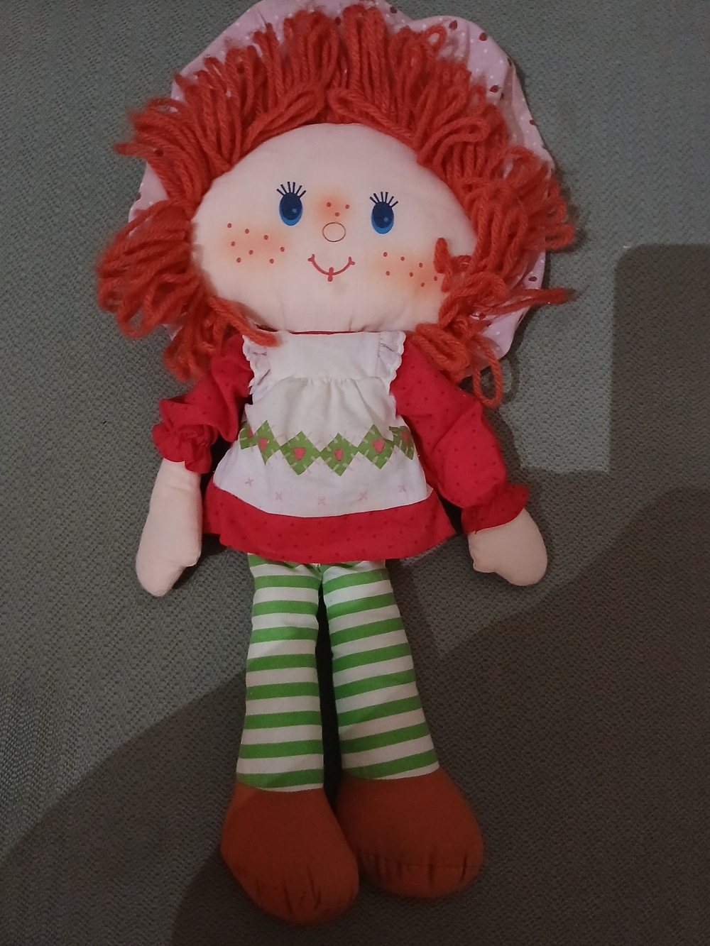 Strawberry Shortcake Rag Doll Toy By Kenner for Kids - Vintage 1980's
